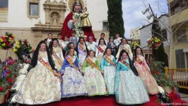 38 Ofrenda de flores fallas Dénia 2016 – Falleras Mayores Infantiles