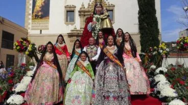 40 Ofrenda de flores fallas Dénia 2016 – Falleras Mayores de Dénia