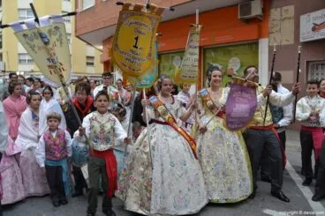 Premios fallas infantiles Dénia 2016 – Llegada a la falla