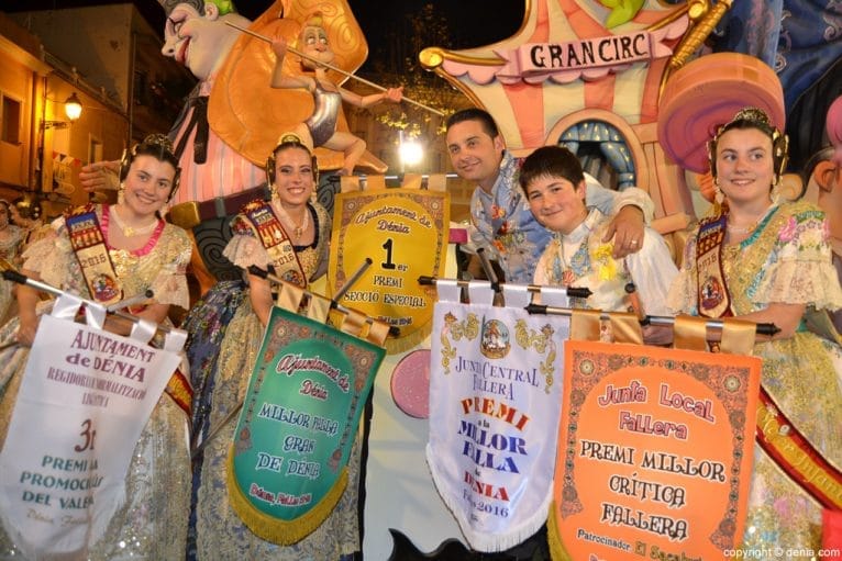 Premios fallas Dénia 2016 - Cargos del Oeste