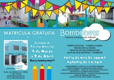 Bombonets Jornada de puertas abiertas 5 marzo
