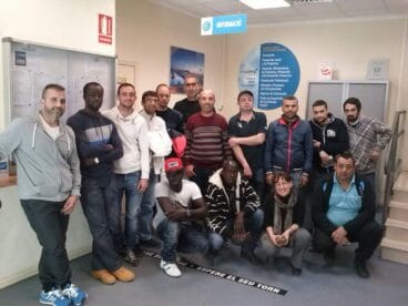 alumnos creama del curso de prevencion riesgos laborales