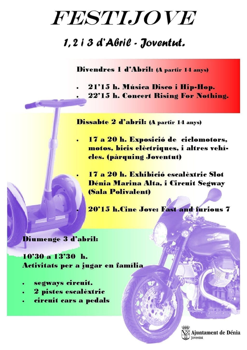 Esta pascua llega el ‘Festijove’ cargado de actividades para jóvenes 2 Cartel del Festijove