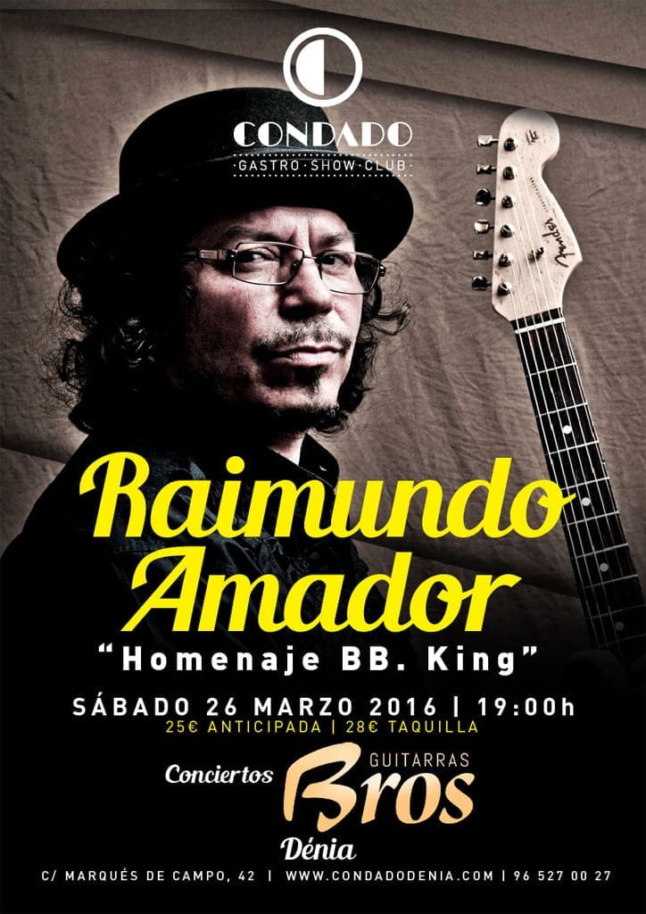 Concierto de Raimundo Amador en Dénia