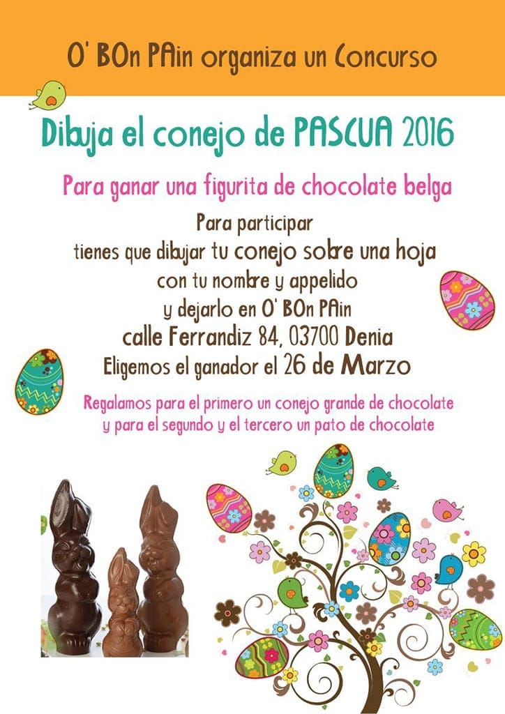 Concurso de pascua O' Bon Pain