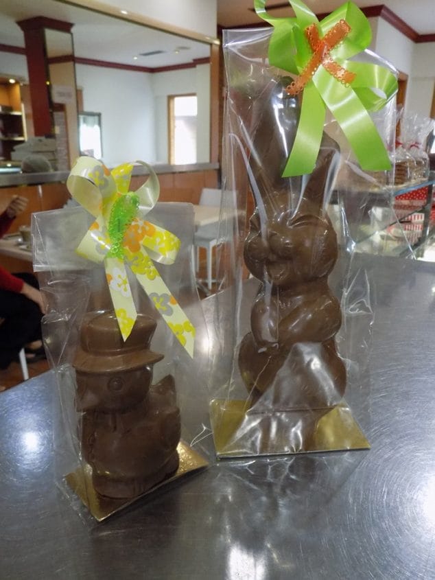 conejo y pato de chocolate o bon pain