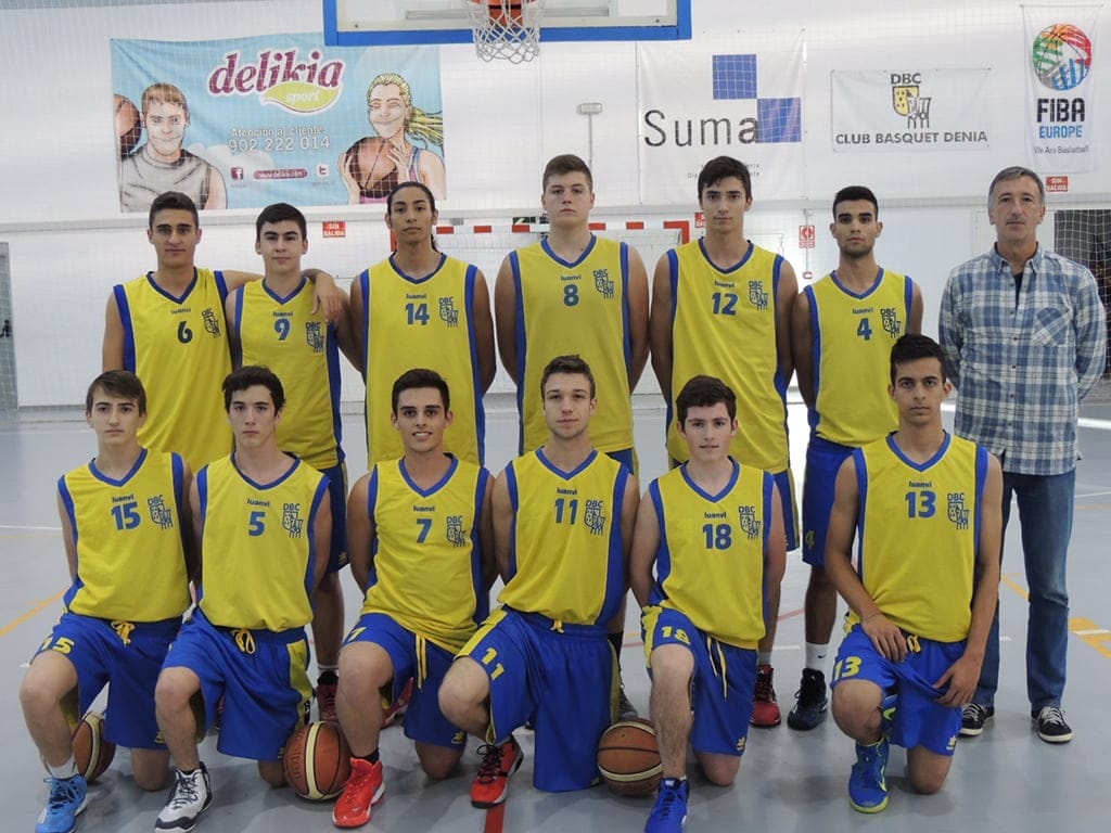 Cinco equipos del Dénia Básquet participan en los torneos nacionales de Zaragoza 3 Dénia Básquet Junior Masculino