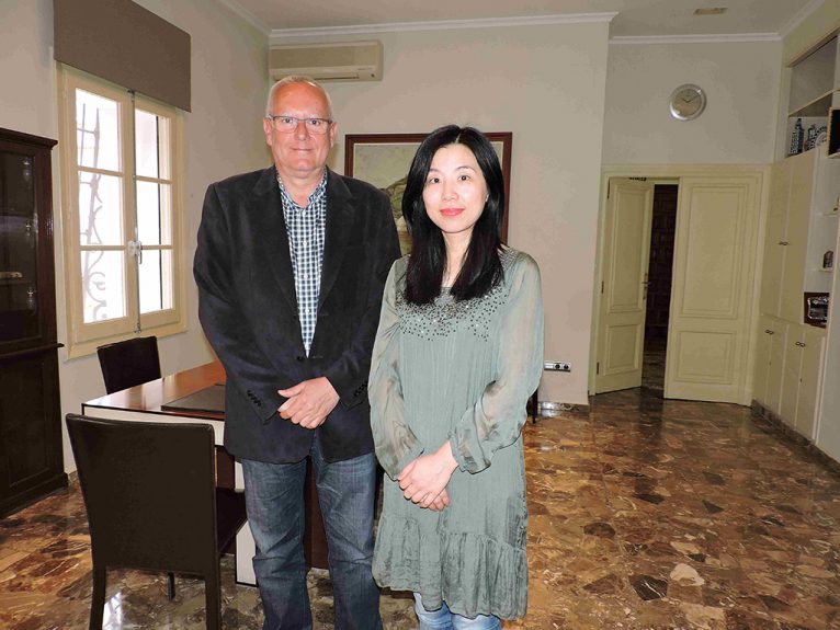 Fang Li with Vicent Grimalt