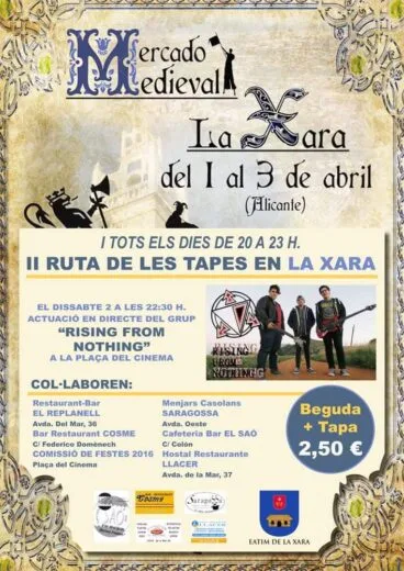 Mittelalterlicher Markt und Tapas-Route in La Xara