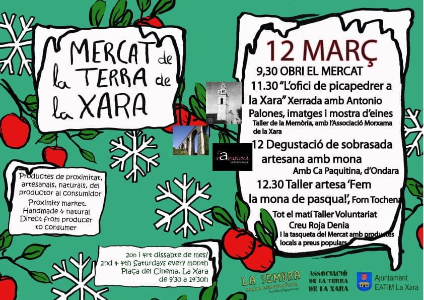 Mercat de la Terra de La Xara 12 de marzo