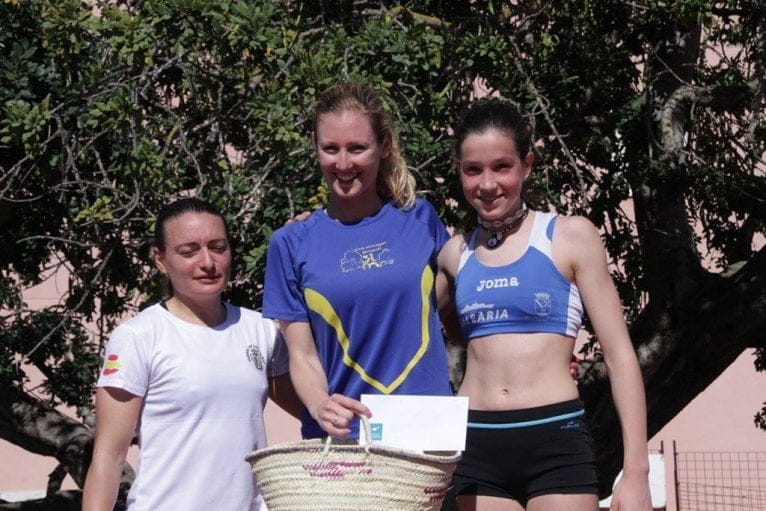 Podio femenino en la Cursa Solidaria de La Xara