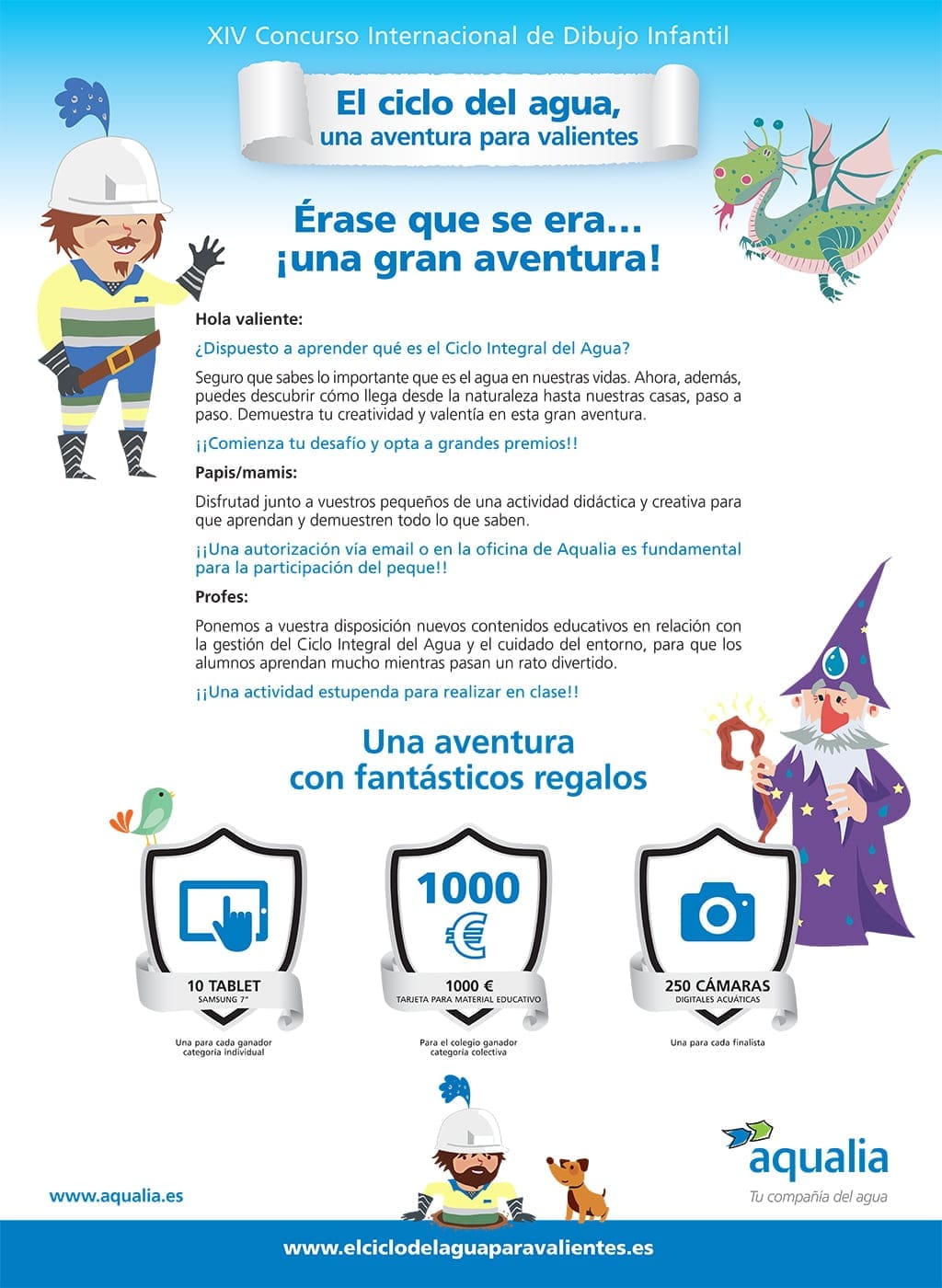 Poster Concurso Dibujo de Aqualia
