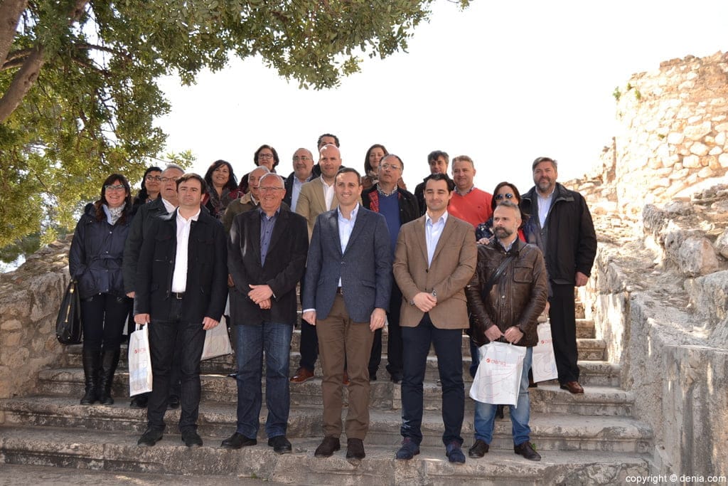 Presentación en el castillo de Dénia de la ruta 100 Castillos de la Costa Blanca