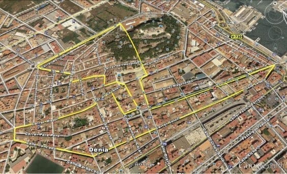 Recorrido Marcha Solidaria