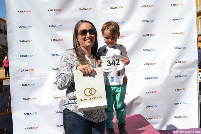 Entrega de premios 3º Marcha Solidaria Raquel Payà - Ganadora La Joia