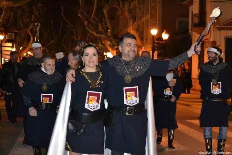 Mig Any Moros y Cristianos 2016 - Entraeta de la recepción de las capitanías