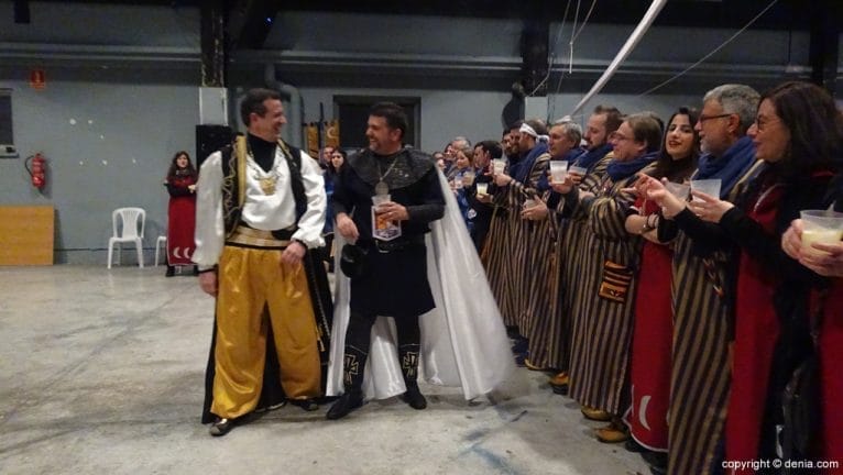 Mig Any Moros y Cristianos 2016 - Recepción de las capitanías