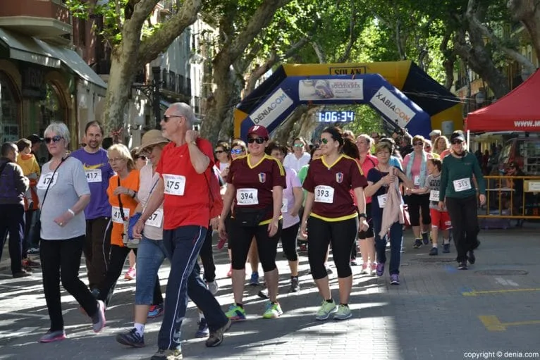 3ª Marcha Solidaria a Favor del CEE Raquel Payà - salida de caminantes