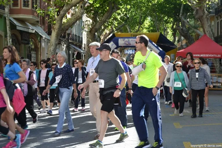 3ª Marcha Solidaria a Favor del CEE Raquel Payà - salida de caminantes