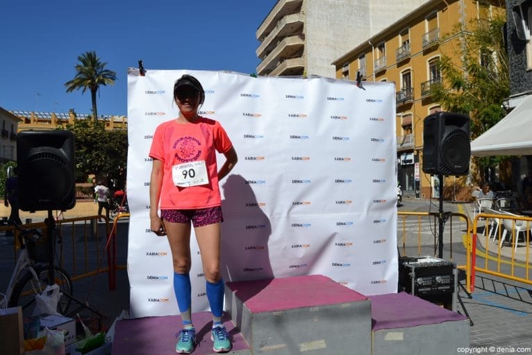 Entrega de premios 3º Marcha Solidaria Raquel Payà - Una de las Ganadoras