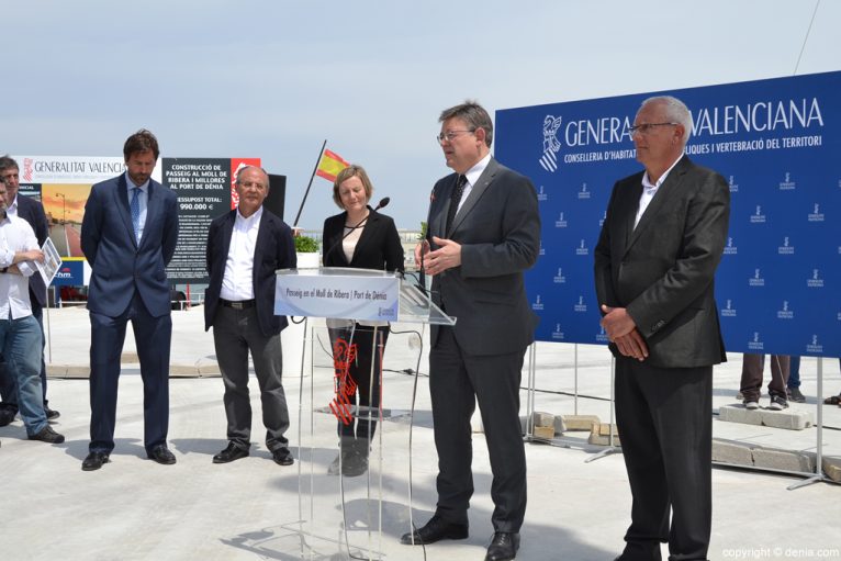 Inauguración del nuevo paseo del puerto de Dénia - Discurso de Ximo Puig