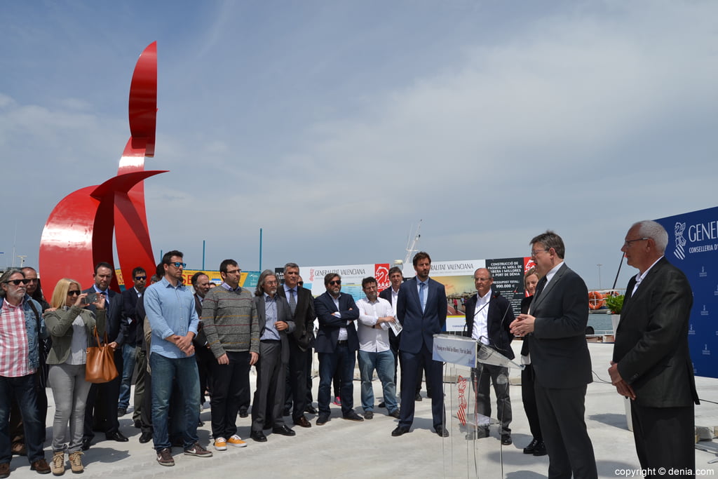 Inauguración del nuevo paseo del puerto de Dénia – Discurso de Ximo Puig