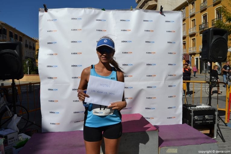 Entrega de premios 3º Marcha Solidaria Raquel Payà - Ganadora Hotel los Ángeles