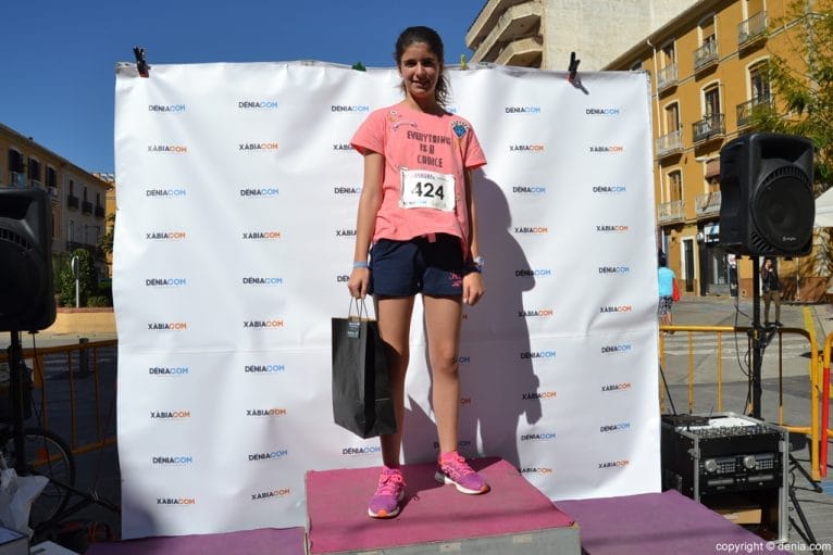 Entrega de premios 3º Marcha Solidaria Raquel Payà - Ganadora Impresionarte