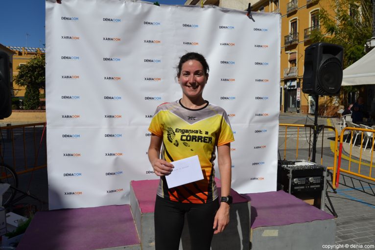 Entrega de premios 3º Marcha Solidaria Raquel Payà - Ganadora Escoleta El Castellet
