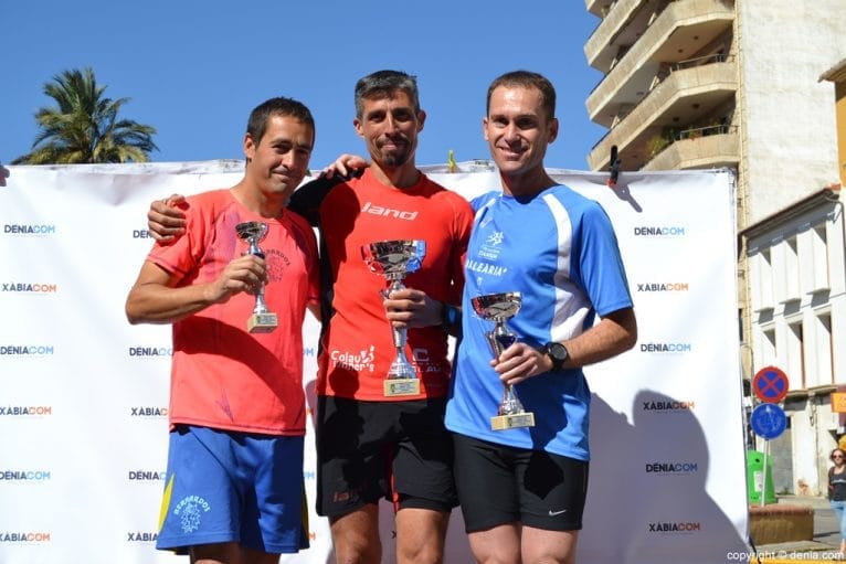 3ª Marcha Solidaria a Favor del CEE Raquel Payà - Podium absoluto masculino