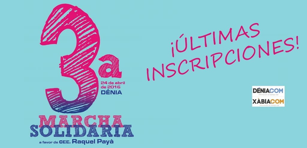 3º Marcha Raquel Payà - últimas inscripciones