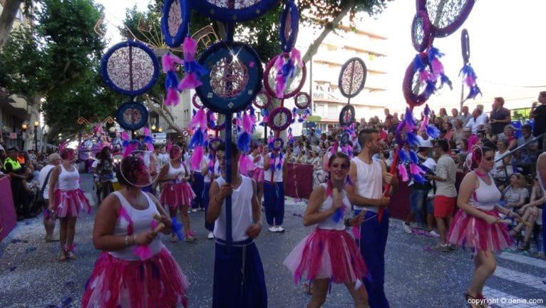 Carrozas Dénia 2015 - Comparsa Falla Campaments