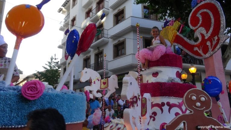 Carrozas Dénia 2015 - Carroza infantil Les Roques