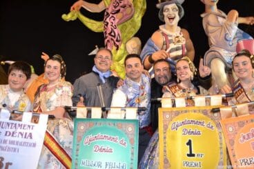 Premios fallas Dénia 2016 – Celebrando el primer premio