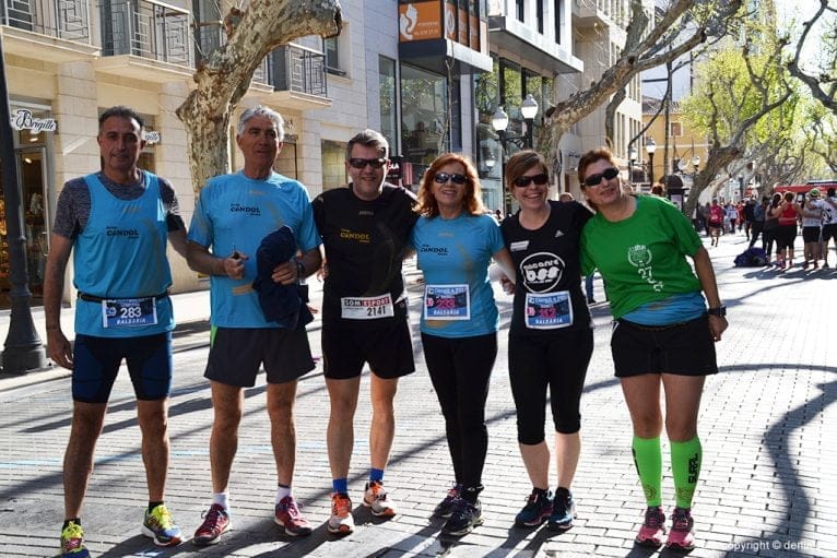 Atletas del Grupo Condol de Dénia