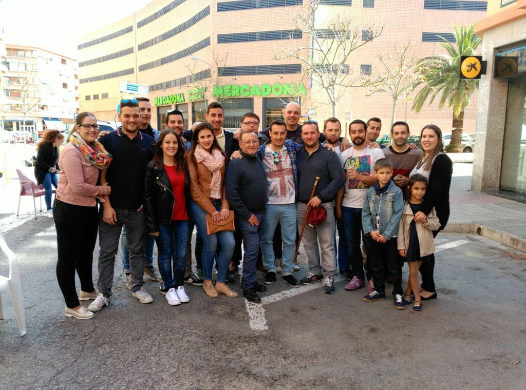 Cargos de las fallas 2017 en la falla París Pedrera