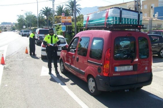Control de velocidad en Dénia