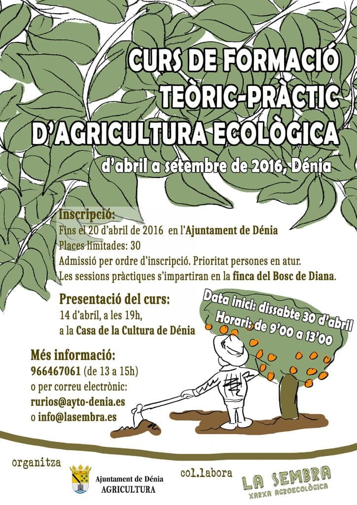 Curso de agricultura ecológica en Dénia