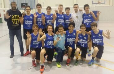 equip infantil masculí del denia basquet