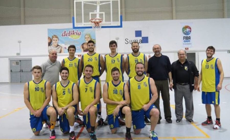 Equipo senior del Dénia Básquet