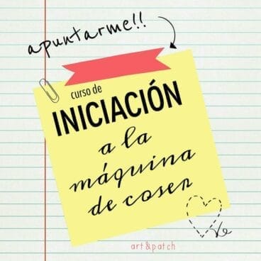 iniciacion a la maquina de coser artpatch