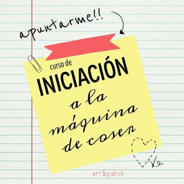 iniciacion a la maquina de coser artpatch
