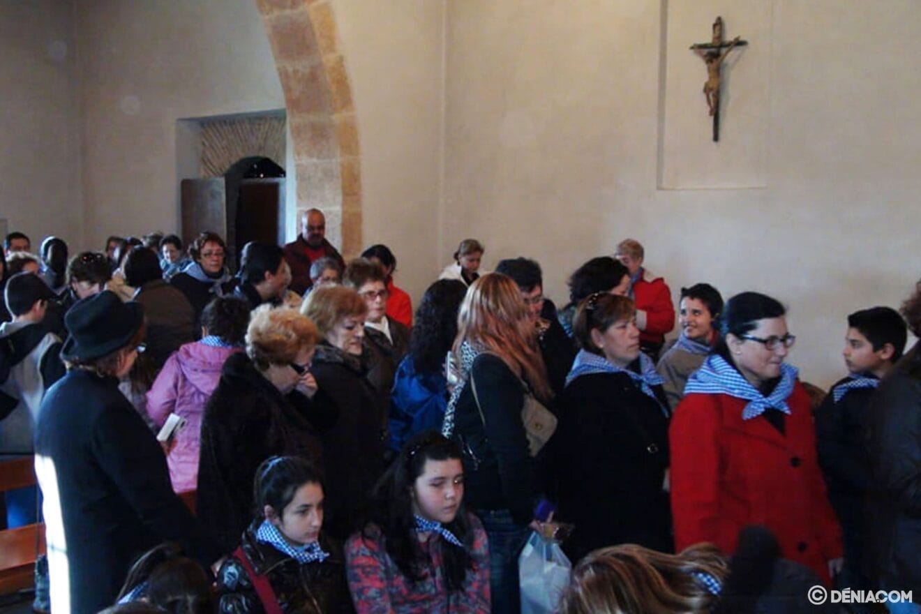 Interior de la ermita de Santa Paula