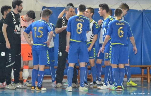 El Inter Movistar 'B' ganó con claridad al Dénia Futsal (1-5) 8 javier valverde con sus hombres