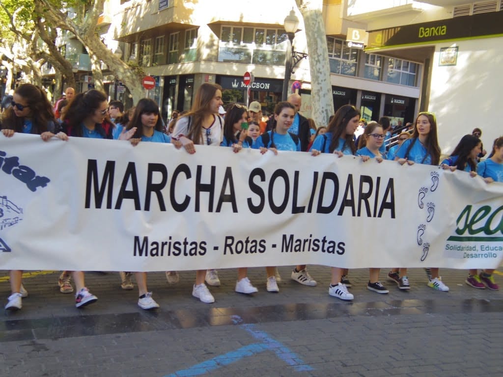 La Marcha SED del colegio Maristas cumplió veinte años de solidaridad 1 Marcha SED colegio Maristas Dénia 2016