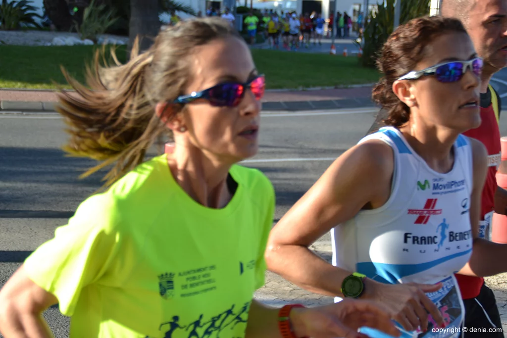 María Bertó y Vega Torró en la carrera