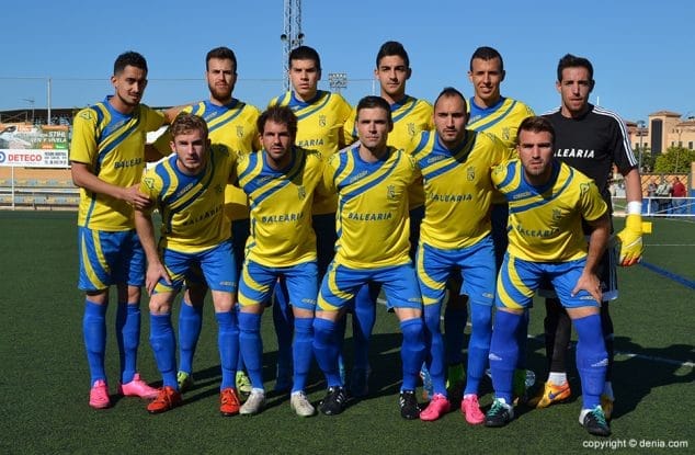 once del cd denia ante la ue gandia