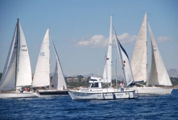 Participantes en la regata