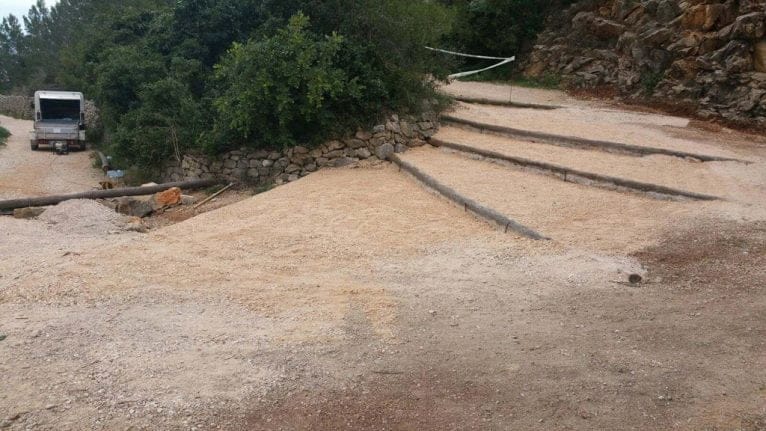 Resultado de los trabajos de mejora en el Camí de la Colònia