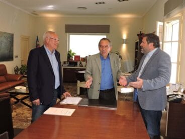 Reunión del Secretario Autonómico de Educación en la alcaldía